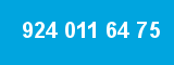 924 011 64 75 924 011 64 75